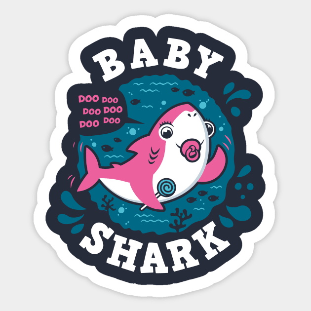 Baby Shark Girl Pacifier Sticker by Olipop